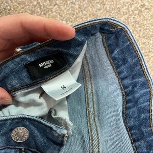 Express Blue Boyfriend Jeans